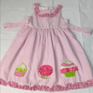 Emily Rose Pink and Green Cupcake Dress
